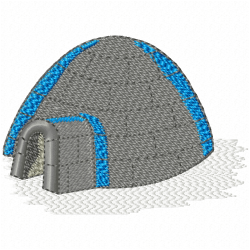 Camping Embroidery Design 6
